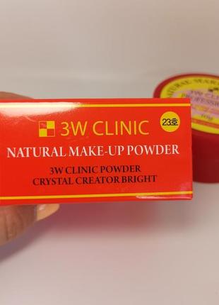 Профессиональная рассыпчатая пудра dodo 3w clinic natural make up powder 30 гр5 фото