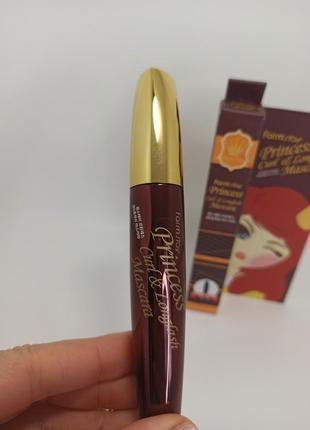 Туш для підкручування та подовження вій farmstay princess curl & long lash mascara 12 g3 фото