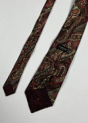 Lanvin paris краватка шовк галстук