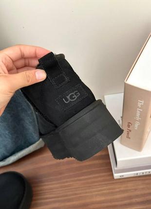 Ugg угги на платформе сапоги зима ultra Stuffie platform beige7 фото