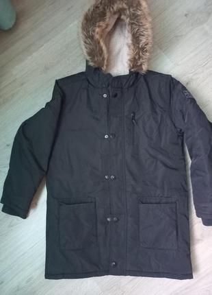 Зимняя куртка kiabi, p.12 р, ц.800 грн. для близнецов