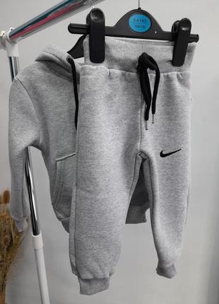 Дуже теплий дитячий костюм на флісі nike2 фото