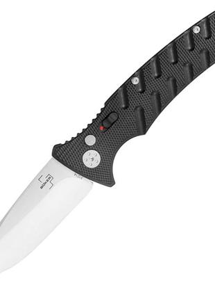 Складаний пружинний ніж boker plus strike spearpoint чорний 01bo400