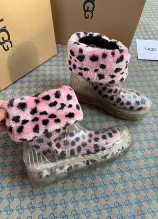 Ugg угги резиновые сапоги со стелькой зима