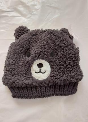 Теплая нижняя шапка