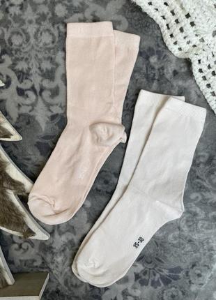 Качественные носки esmara германия 35 36 37 38 (39) lycra беж молочные средние хлопок набор женские носки и поштучно