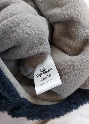 Брендовая теплая шапка нижняя4 фото