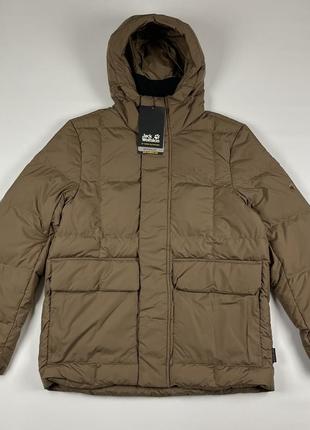 Новый мужской оригинальный пуховик jack wolfskin зимний the north face columbia