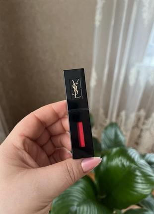 Кремовый лак для губ yves saint laurent vernis a levres vinyl cream1 фото