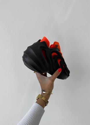 Кроссовки adifom quake core black orange6 фото