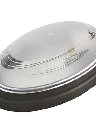 Світильник пластиковий овал нінова димчатий