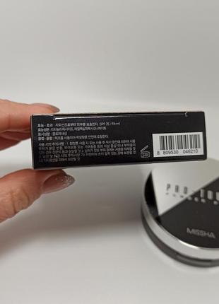 Компактна пудра для обличчя missha pro touch powder pact spf25/pa++ 10 g6 фото