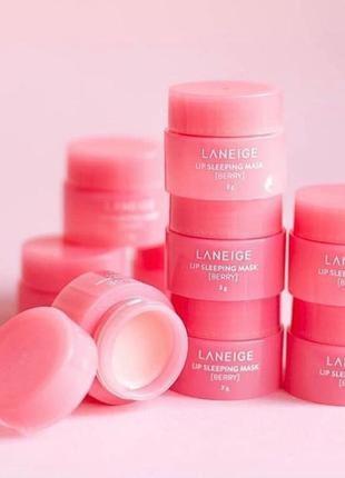Нічна маска для губ laneige lip sleeping mask