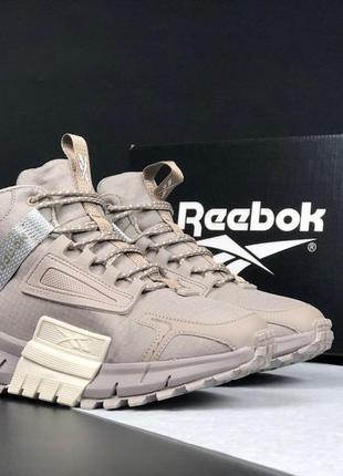 Р.36,  44,   кроссовки reebok zig kinetica fit бежевые зима  ks 11973