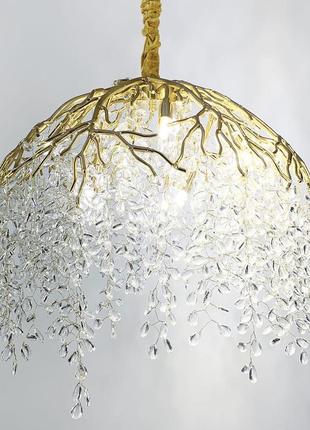 Дизайнерская люстра со стеклянными элементами 305_419