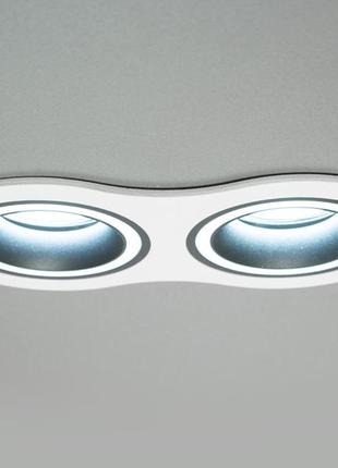 Современный точечный светильник, серия "aluminium" qxl-1732-r2-wh+bk3 фото