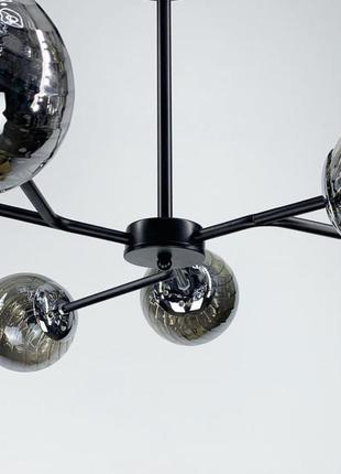 Стельова лофт люстрана 6/10 плафонів в білому корпусі 92_1173 фото