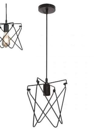 Світильник підвісний kepler е27 чорний