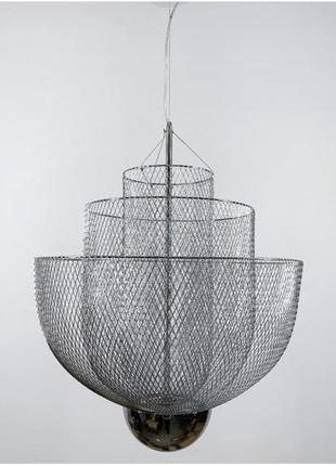 Унікальний дизайнерський світильник в хромі