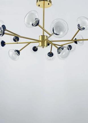 724_1032 стельовий лофт люстра contemporary у золотистому кольорі.