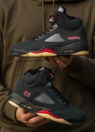 Кроссовки женские air jordan retro 5 gore-tex