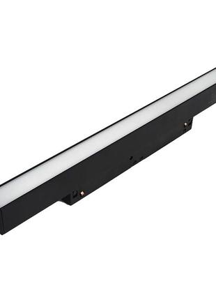 Трековый светильник magnetic light черный 12 вт с рассеивателем 300х22 мм 4000к.