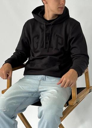 Gap logo fleece hoodie sale