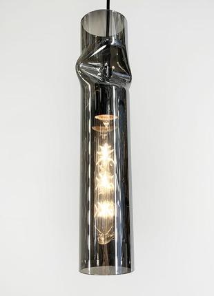 Подвесной светильник с удлиненным плафоном.5 фото