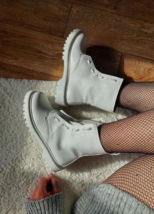 😍dr. martens sinclair mono white lux (сьемная змейка) 😍6 фото