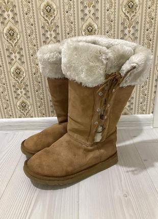 Теплые зимние угги оригинал ugg натуральная замша