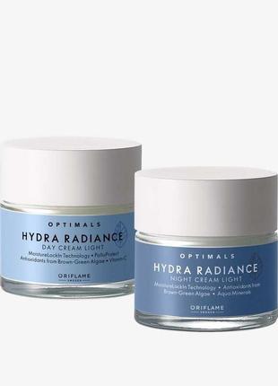 Набор optimals hydra radiance для комбинированной кожи