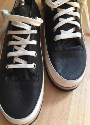 Кожаные итальянские туфли мокасины zara3 фото