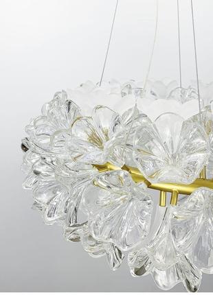 Дизайнерська люстра зі скляними елементами 429 613