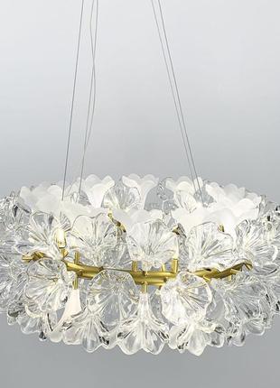 Дизайнерська люстра зі скляними елементами 429 613