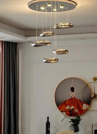 Стельова люстра water drops