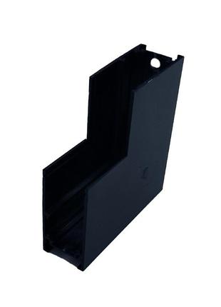 Кут трекової магнітної рейки накладний вертикальний.