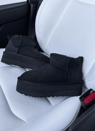 Уггі угги уги угі ugg ultra mini platform black