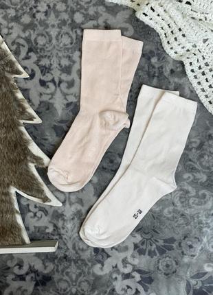 🍨 качественные носки esmara германия 35 36 37 38 (39) lycra беж молочные средние хлопок набор или поштучно