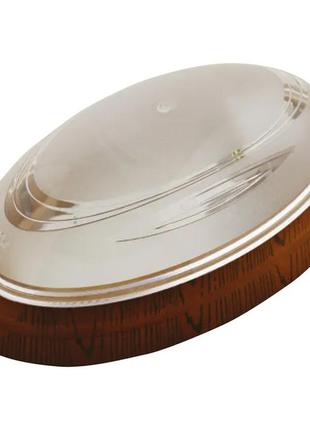 Світильник пластиковий овал нінова горіх