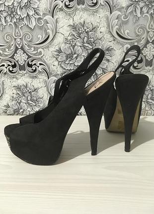 Нарядные босоножки с камнями miss kg coco