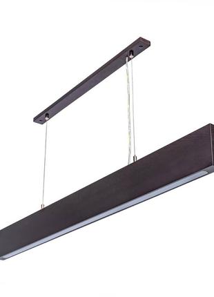 Підвісний лінійний світильник із натурального дерева венге avaton #1501/1 forest-36w 4000k 120см (бук)