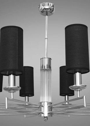 Современная люстра с абажурами на 8 ламп 1013/8hr.