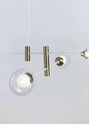 Стельовий лофт люстра з подвійним плафоном 346_497