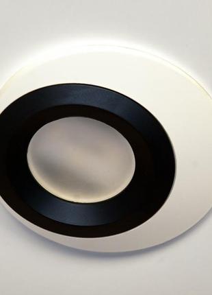 Современный точечный светильник серия "aluminium" 160-wh-bk-a012 фото