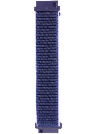 Ремінець nylon для xiaomi amazfit / samsung 20 mm темно-синій / бузковий2 фото