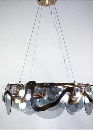 Дизайнерская люстра со стеклянными элементами 1762_2652