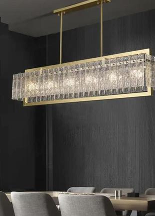 Дизайнерська люстра зі скляними елементами 733 1048