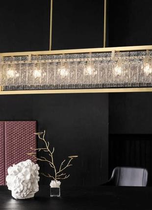 Дизайнерська люстра зі скляними елементами 733 1048