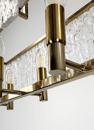 Дизайнерська люстра зі скляними елементами 733 1048