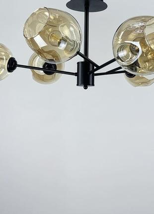 Стельовий лофт люстра з відкритими плафонами 189 274